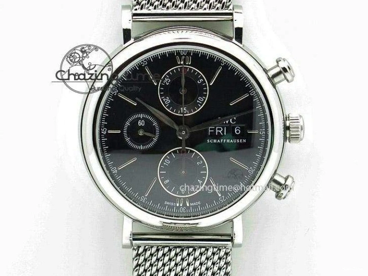 MIROTIME 0308 Big Pilot Top Gun Miramar PVD Plated Titanium on Green Nylon Strap A23J Refined 7398